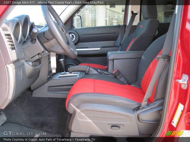 Inferno Red Crystal Pearl / Dark Slate Gray/Red 2007 Dodge Nitro R/T