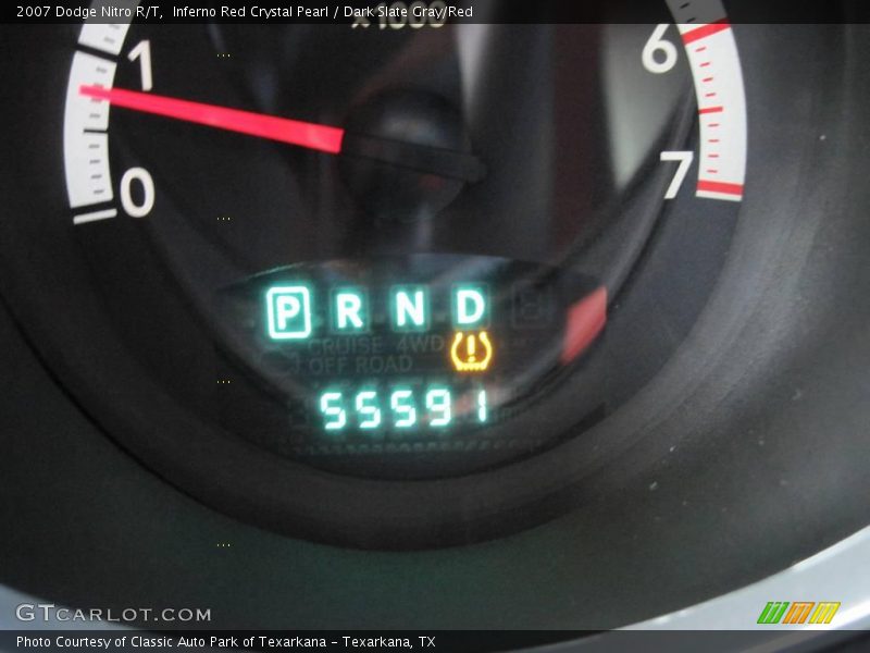 Inferno Red Crystal Pearl / Dark Slate Gray/Red 2007 Dodge Nitro R/T
