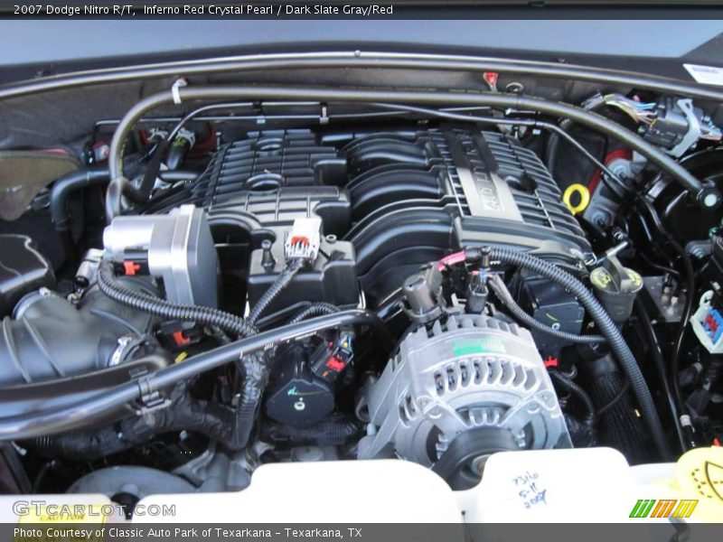 Inferno Red Crystal Pearl / Dark Slate Gray/Red 2007 Dodge Nitro R/T