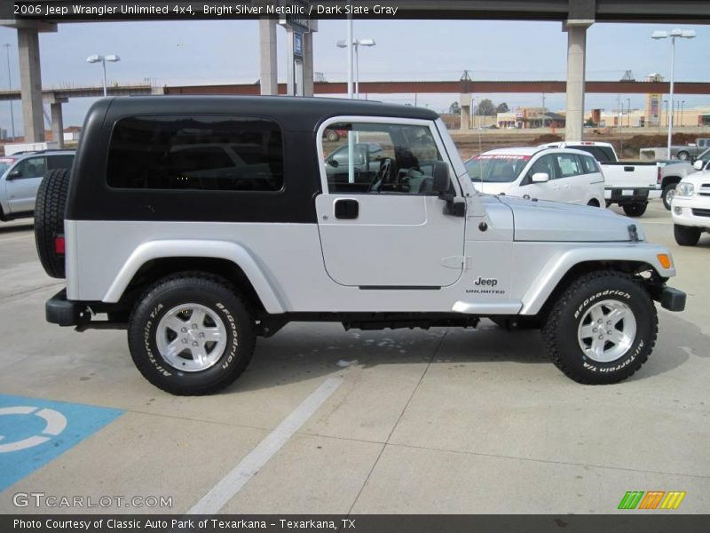 Bright Silver Metallic / Dark Slate Gray 2006 Jeep Wrangler Unlimited 4x4