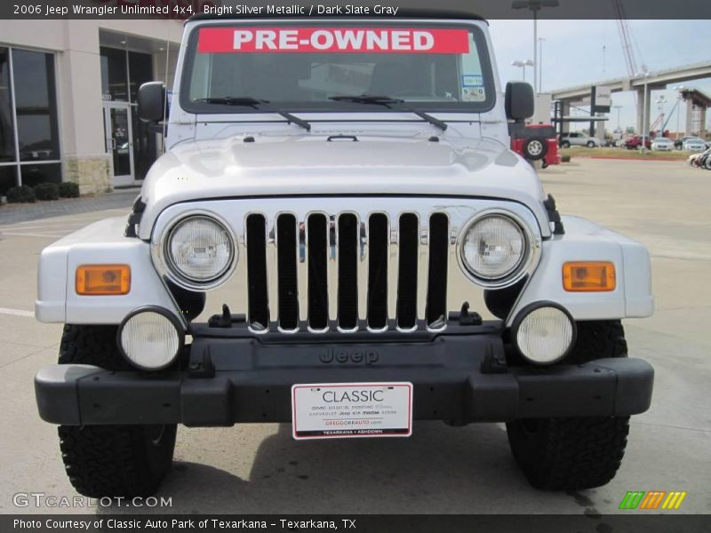 Bright Silver Metallic / Dark Slate Gray 2006 Jeep Wrangler Unlimited 4x4