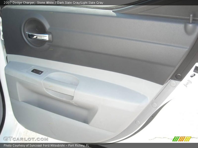 Stone White / Dark Slate Gray/Light Slate Gray 2007 Dodge Charger