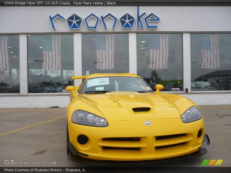 Viper Race Yellow / Black 2009 Dodge Viper SRT-10 ACR Coupe