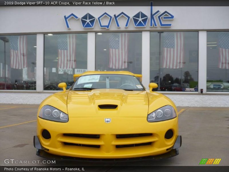 Viper Race Yellow / Black 2009 Dodge Viper SRT-10 ACR Coupe