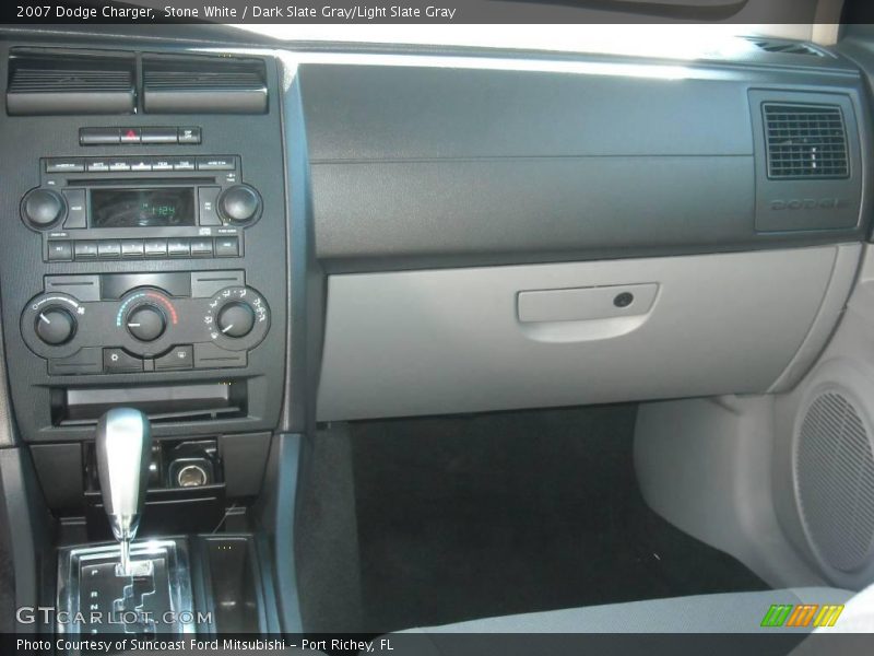 Stone White / Dark Slate Gray/Light Slate Gray 2007 Dodge Charger