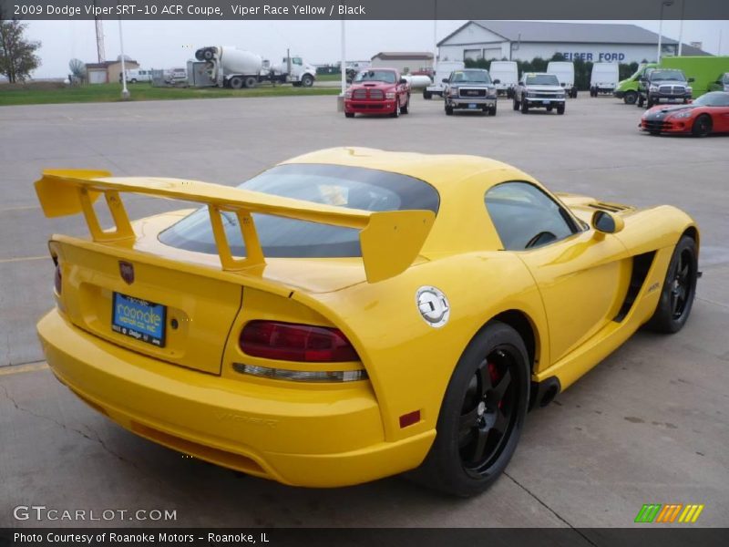 Viper Race Yellow / Black 2009 Dodge Viper SRT-10 ACR Coupe