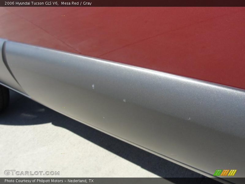 Mesa Red / Gray 2006 Hyundai Tucson GLS V6