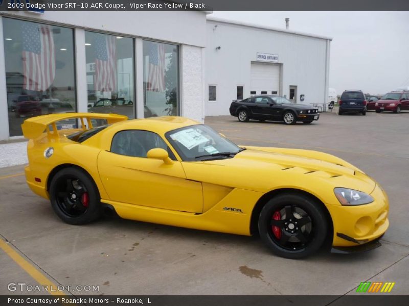 Viper Race Yellow / Black 2009 Dodge Viper SRT-10 ACR Coupe