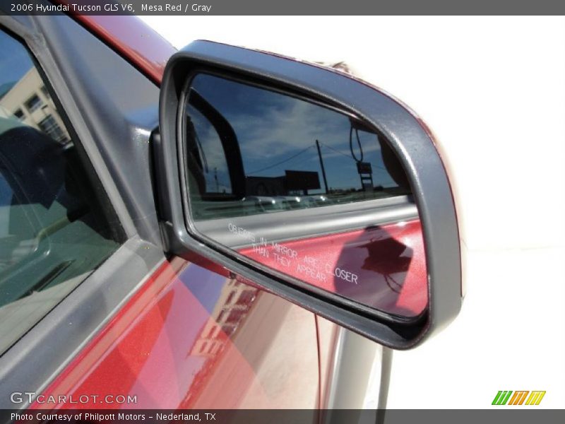 Mesa Red / Gray 2006 Hyundai Tucson GLS V6