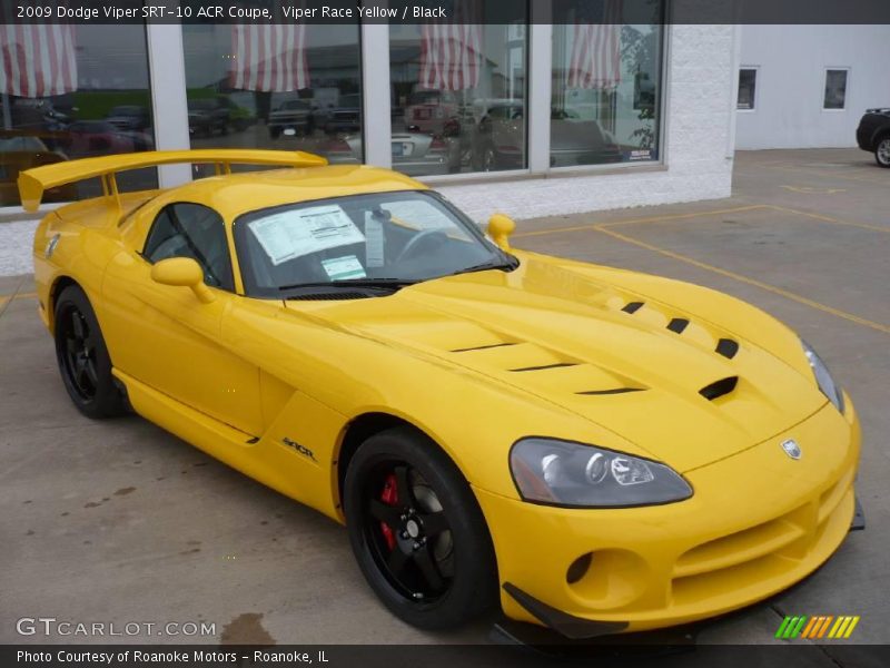 Viper Race Yellow / Black 2009 Dodge Viper SRT-10 ACR Coupe
