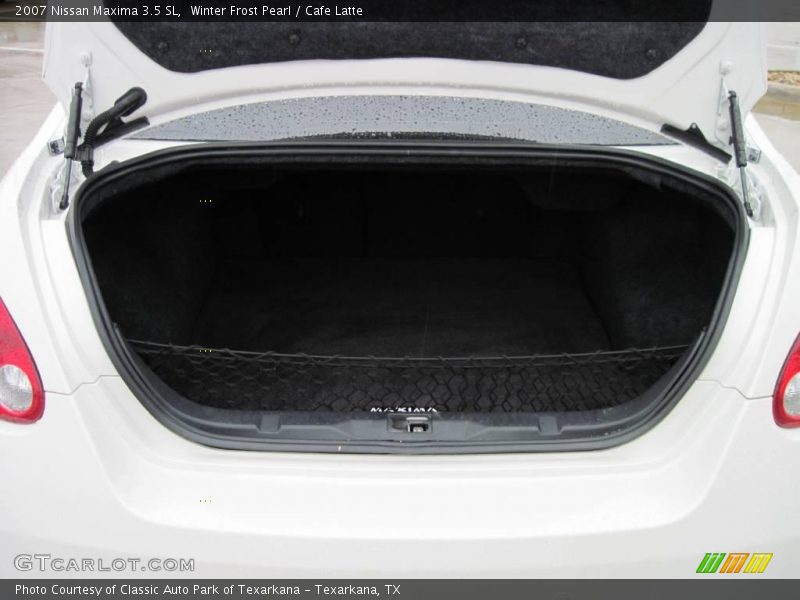 Winter Frost Pearl / Cafe Latte 2007 Nissan Maxima 3.5 SL