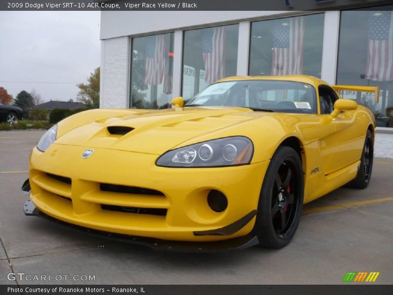 Viper Race Yellow / Black 2009 Dodge Viper SRT-10 ACR Coupe