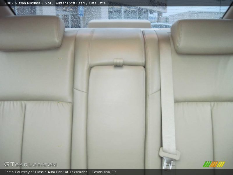 Winter Frost Pearl / Cafe Latte 2007 Nissan Maxima 3.5 SL
