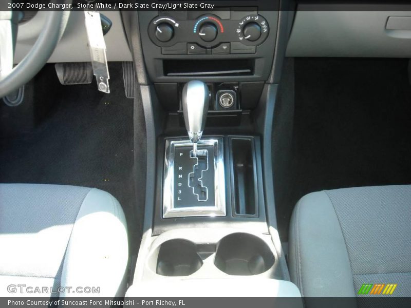 Stone White / Dark Slate Gray/Light Slate Gray 2007 Dodge Charger