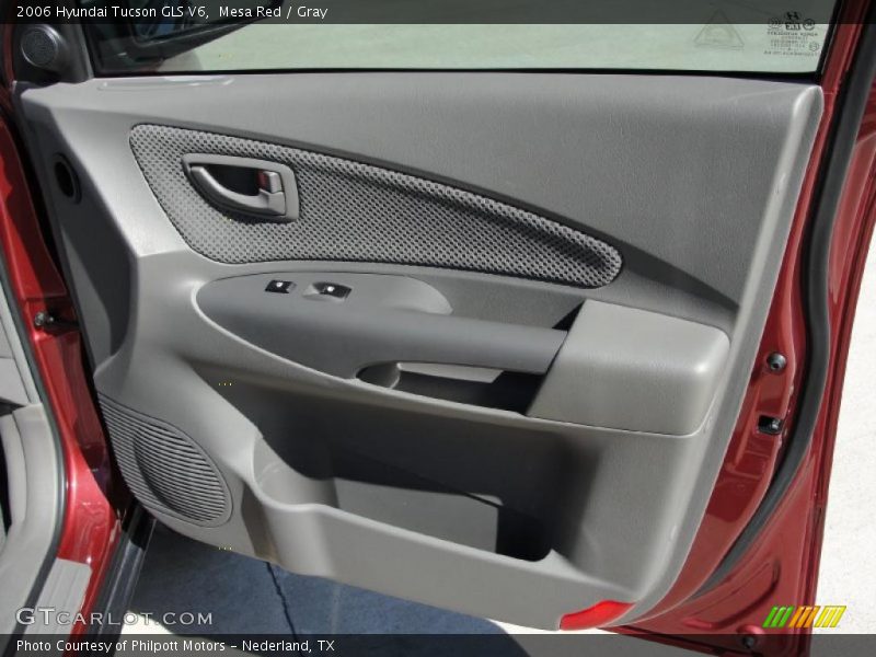 Mesa Red / Gray 2006 Hyundai Tucson GLS V6