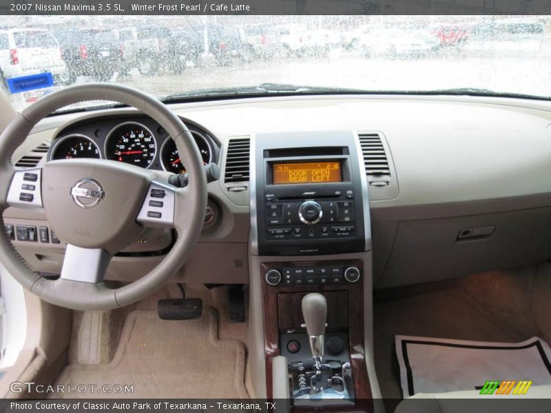 Winter Frost Pearl / Cafe Latte 2007 Nissan Maxima 3.5 SL