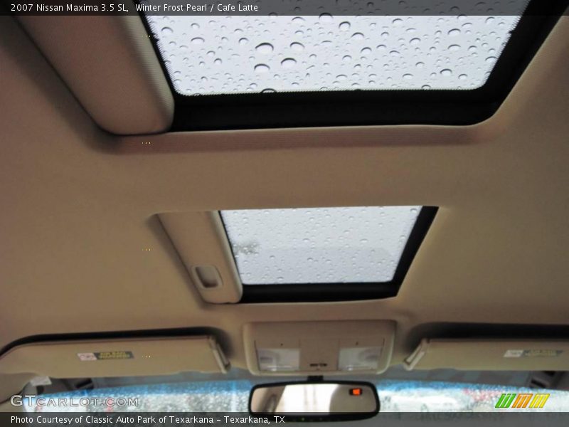 Winter Frost Pearl / Cafe Latte 2007 Nissan Maxima 3.5 SL