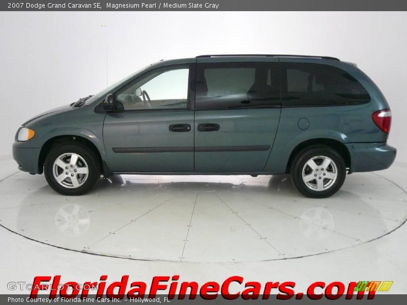 Magnesium Pearl / Medium Slate Gray 2007 Dodge Grand Caravan SE