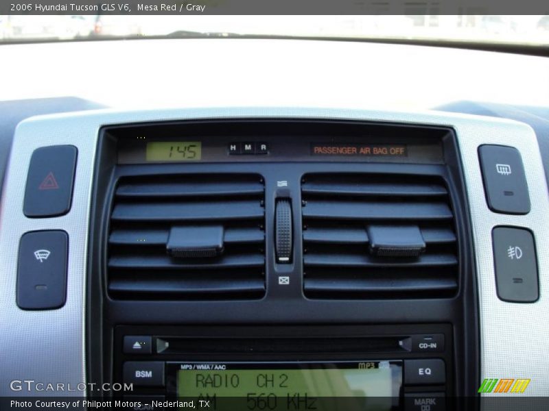 Mesa Red / Gray 2006 Hyundai Tucson GLS V6