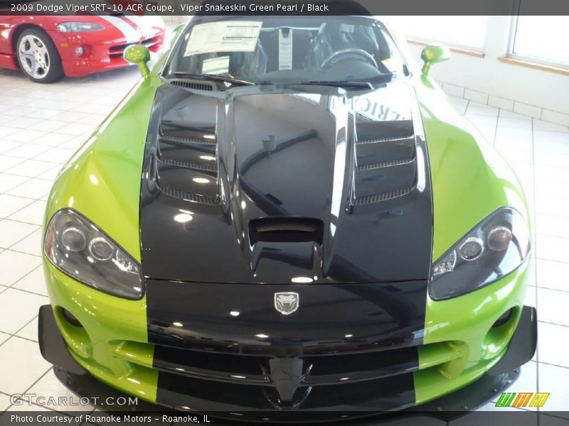 Viper Snakeskin Green Pearl / Black 2009 Dodge Viper SRT-10 ACR Coupe