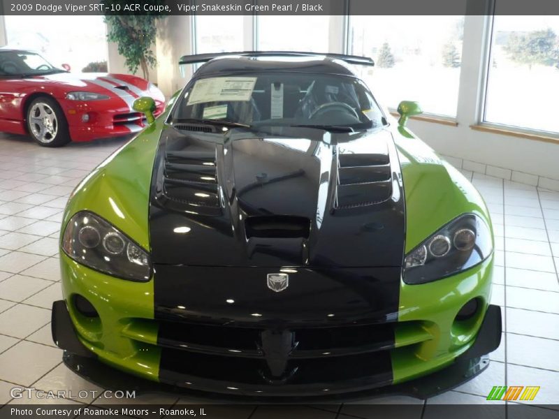 Viper Snakeskin Green Pearl / Black 2009 Dodge Viper SRT-10 ACR Coupe