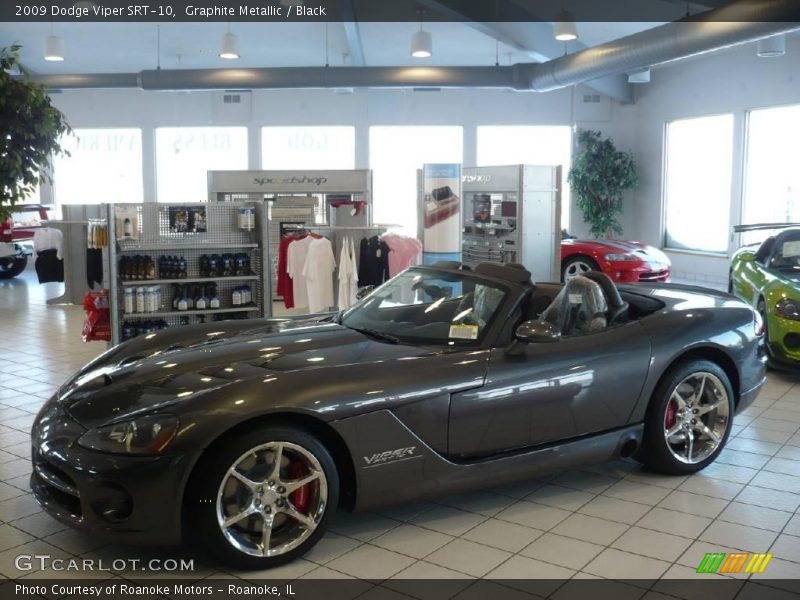 Graphite Metallic / Black 2009 Dodge Viper SRT-10