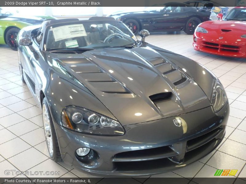 Graphite Metallic / Black 2009 Dodge Viper SRT-10