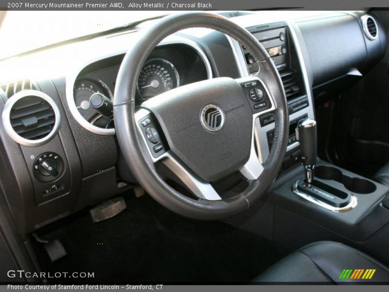 Alloy Metallic / Charcoal Black 2007 Mercury Mountaineer Premier AWD