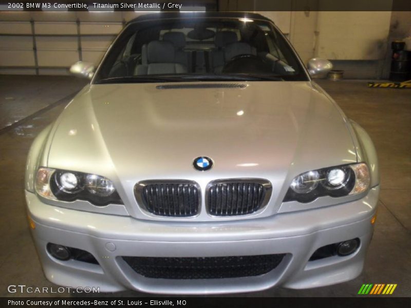 Titanium Silver Metallic / Grey 2002 BMW M3 Convertible