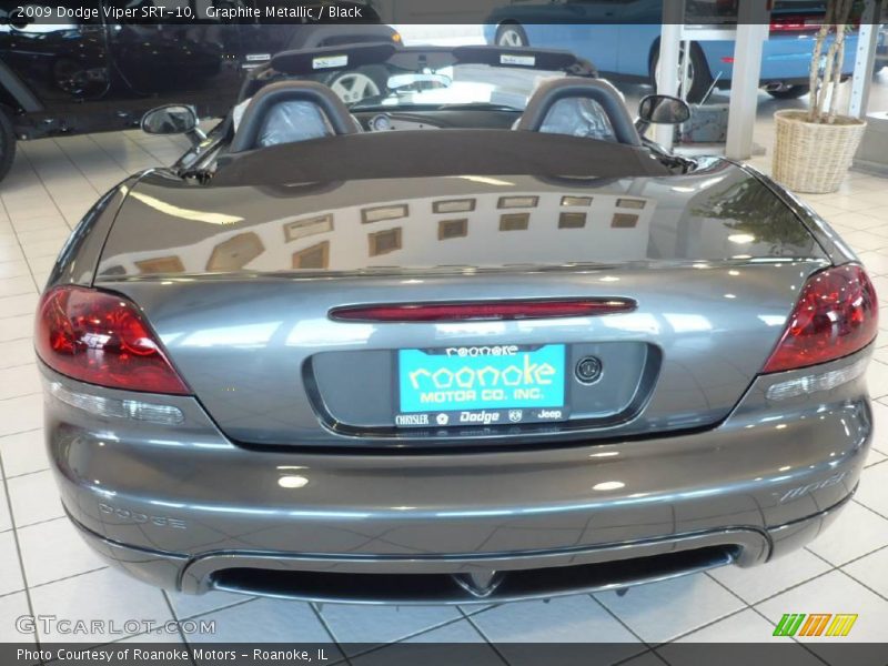 Graphite Metallic / Black 2009 Dodge Viper SRT-10
