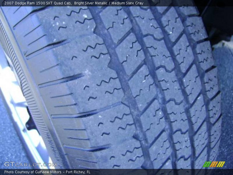 Bright Silver Metallic / Medium Slate Gray 2007 Dodge Ram 1500 SXT Quad Cab