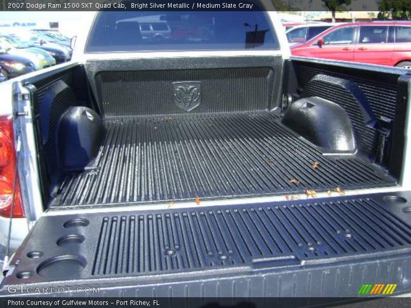 Bright Silver Metallic / Medium Slate Gray 2007 Dodge Ram 1500 SXT Quad Cab
