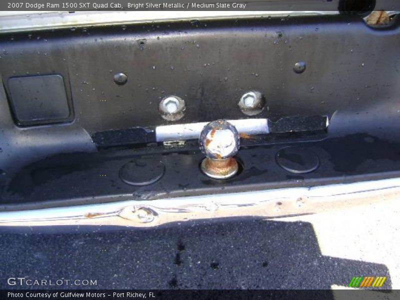 Bright Silver Metallic / Medium Slate Gray 2007 Dodge Ram 1500 SXT Quad Cab