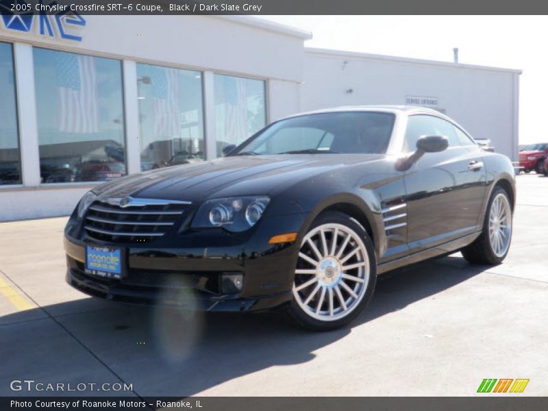 Black / Dark Slate Grey 2005 Chrysler Crossfire SRT-6 Coupe