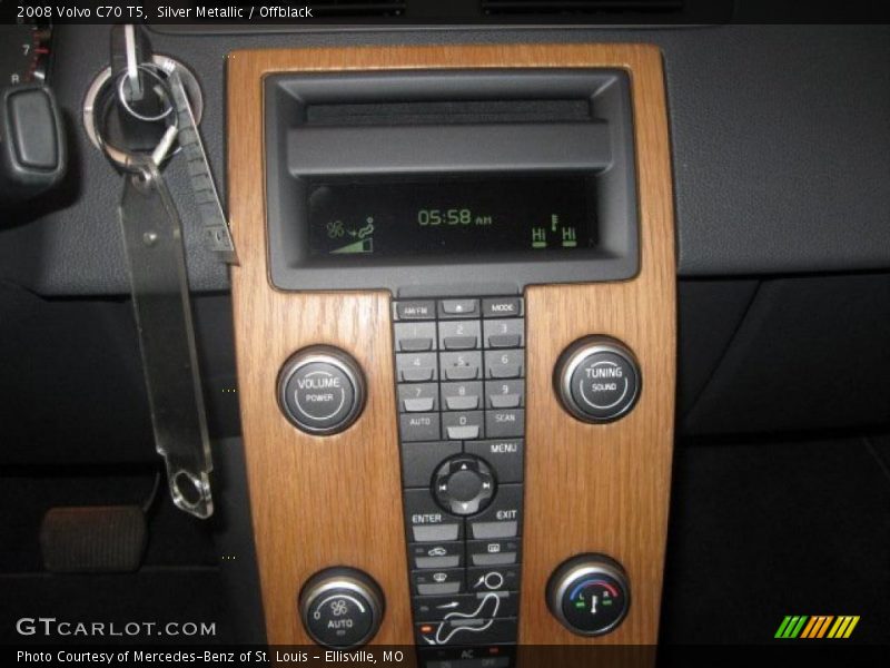 Silver Metallic / Offblack 2008 Volvo C70 T5