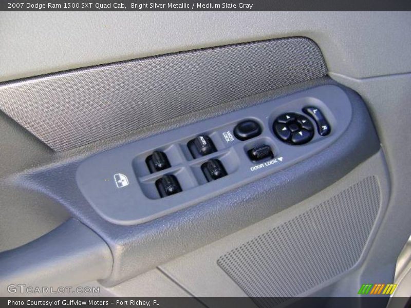 Bright Silver Metallic / Medium Slate Gray 2007 Dodge Ram 1500 SXT Quad Cab