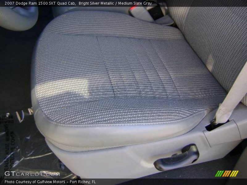Bright Silver Metallic / Medium Slate Gray 2007 Dodge Ram 1500 SXT Quad Cab