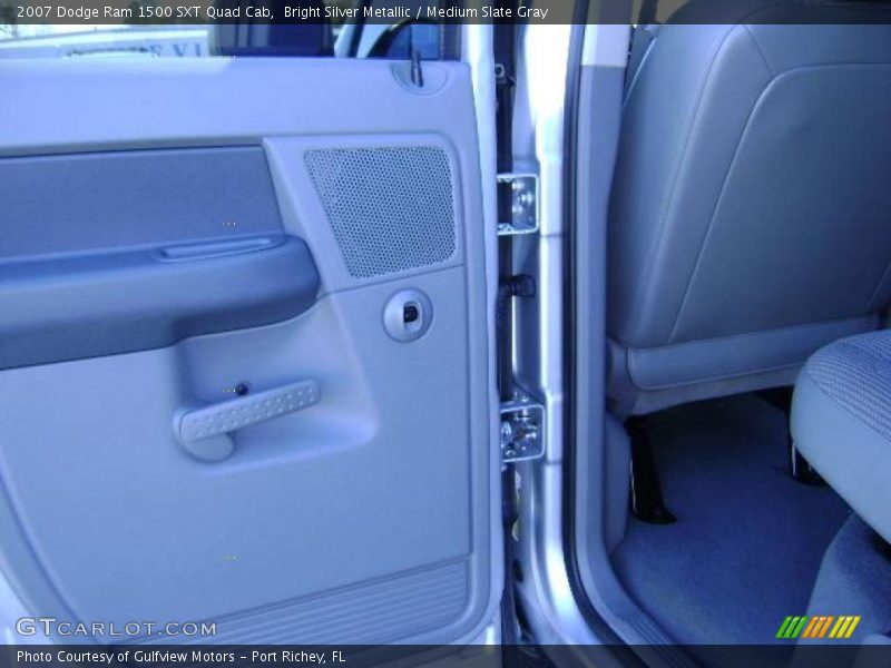 Bright Silver Metallic / Medium Slate Gray 2007 Dodge Ram 1500 SXT Quad Cab
