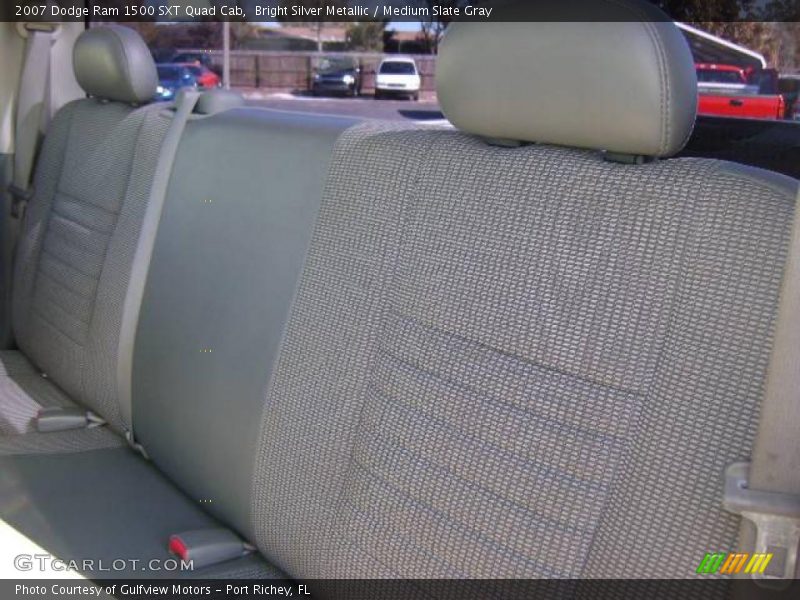 Bright Silver Metallic / Medium Slate Gray 2007 Dodge Ram 1500 SXT Quad Cab