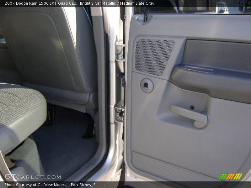 Bright Silver Metallic / Medium Slate Gray 2007 Dodge Ram 1500 SXT Quad Cab