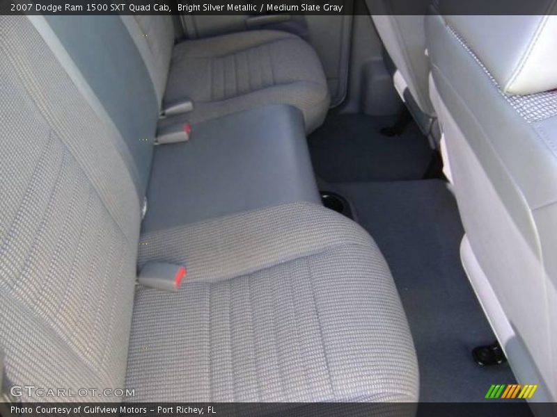 Bright Silver Metallic / Medium Slate Gray 2007 Dodge Ram 1500 SXT Quad Cab