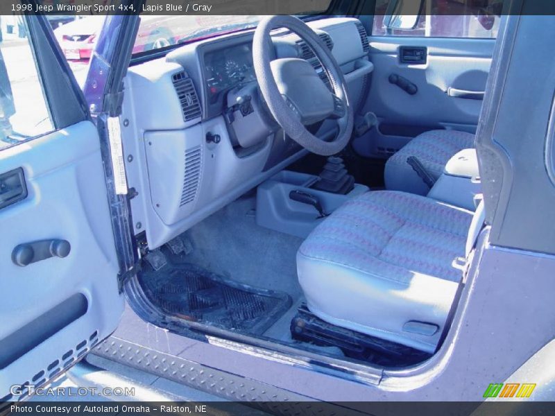 Lapis Blue / Gray 1998 Jeep Wrangler Sport 4x4