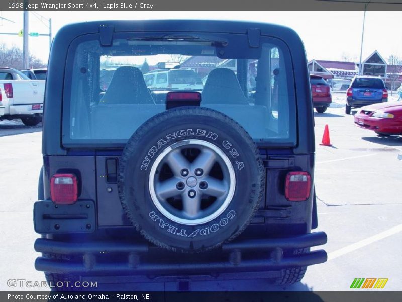 Lapis Blue / Gray 1998 Jeep Wrangler Sport 4x4
