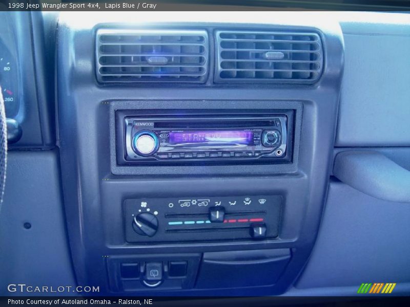 Lapis Blue / Gray 1998 Jeep Wrangler Sport 4x4