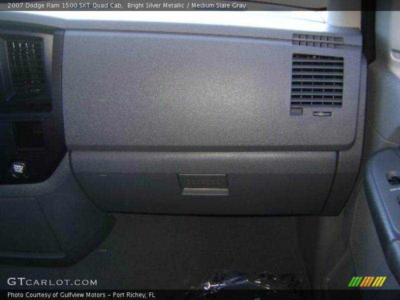 Bright Silver Metallic / Medium Slate Gray 2007 Dodge Ram 1500 SXT Quad Cab