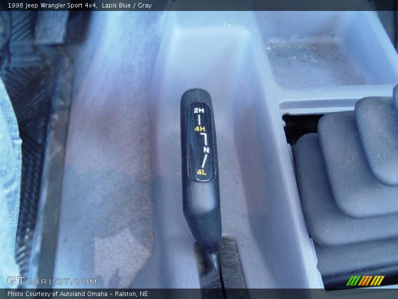 Lapis Blue / Gray 1998 Jeep Wrangler Sport 4x4