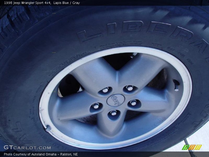 Lapis Blue / Gray 1998 Jeep Wrangler Sport 4x4