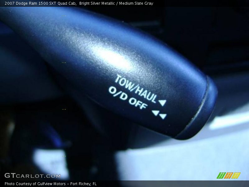 Bright Silver Metallic / Medium Slate Gray 2007 Dodge Ram 1500 SXT Quad Cab
