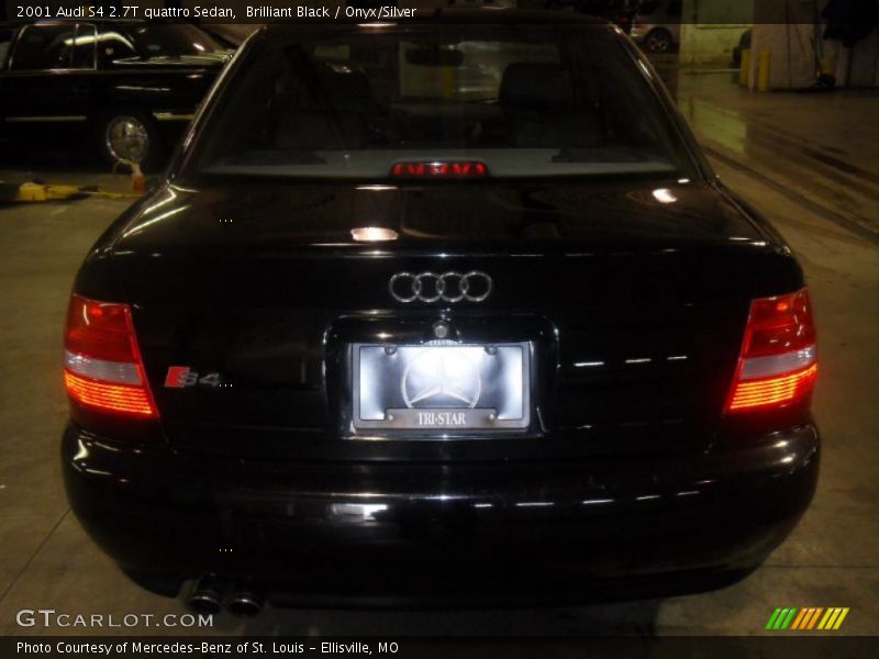 Brilliant Black / Onyx/Silver 2001 Audi S4 2.7T quattro Sedan