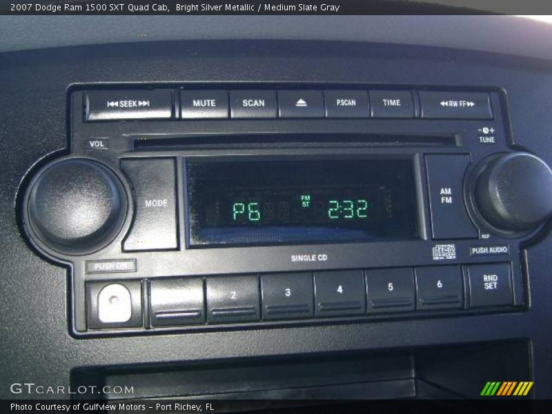 Bright Silver Metallic / Medium Slate Gray 2007 Dodge Ram 1500 SXT Quad Cab